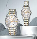 SKMEI 9369 New Fashion Luxury Stainless Steel Quartz Watch - Image 3